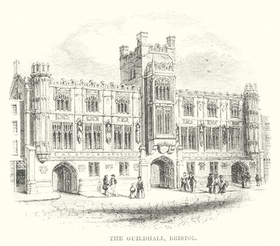 The Guildhall, Bristol (gravering) av English School