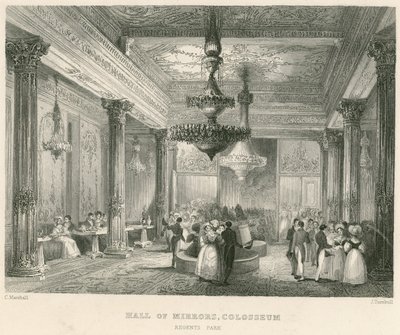 The Hall of Mirrors, Colosseum, Regents Park, London av English School