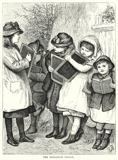The Hedgerow School (gravering) av English School