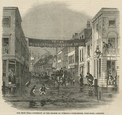 The High Tide: overløp av Themsen på tirsdag av English School