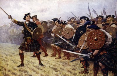 Highlanders i slaget ved Prestonpans av English School