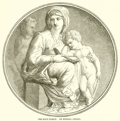 Den hellige familie. Av Michael Angelo av English School