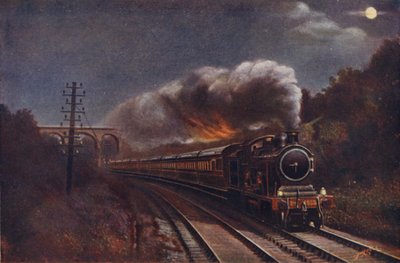 The Hook of Holland Express by Night, Liverpool Street Station til Parkeston Quay (Harwich), Great Eastern Railway av English School