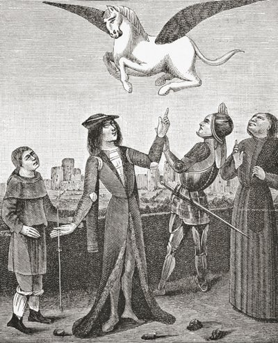 Hesten Pegasus, 1878 av English School