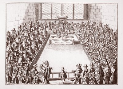 Underhuset, fra et trykk fra 1648 av English School