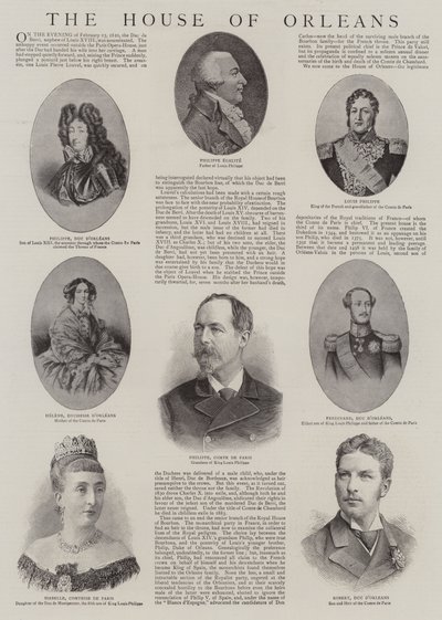 The House of Orleans (gravering) av English School
