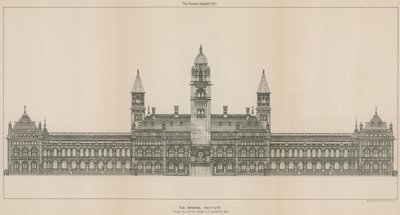 The Imperial Institute: Design av Aston Webb og E Ingress Bell av English School