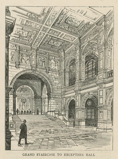 The Imperial Institute: Stor trapp til mottakshallen av English School