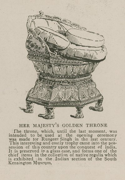 Det keiserlige instituttet: Hennes Majestets gyldne trone av English School