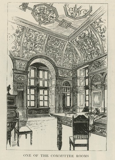 The Imperial Institute: Et av komitérommene av English School