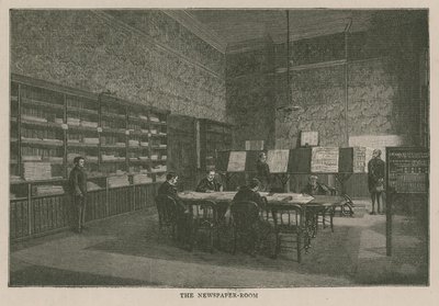 The Imperial Institute: Avisrommet av English School