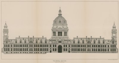 The Imperial Institute, design av A W Blomfield av English School