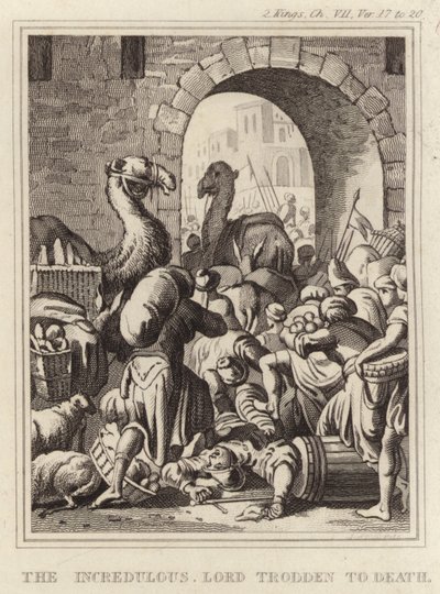 Den vantro Lord Trodden to Death av English School