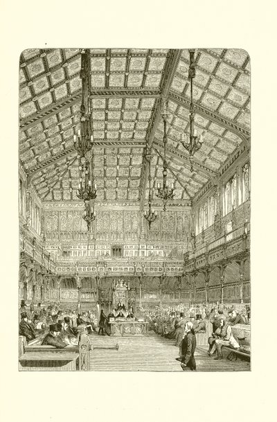 Interiøret i Underhuset av English School