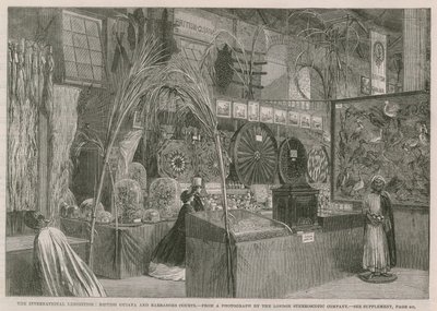 Den internasjonale utstillingen; Britisk Guyana og Barbados domstoler av English School