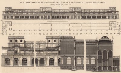 Den internasjonale utstillingen i 1871 - de nye bygningene i South Kensington av English School