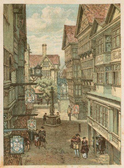 Den internasjonale helseutstillingen i South Kensington, 1884: den gamle London-gaten av English School