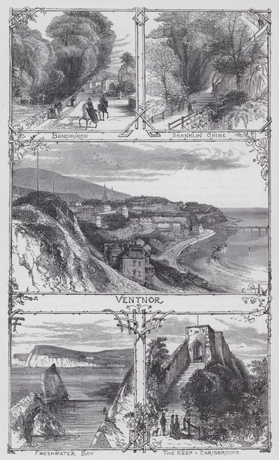 Die Isle of Wight (Stich) von English School