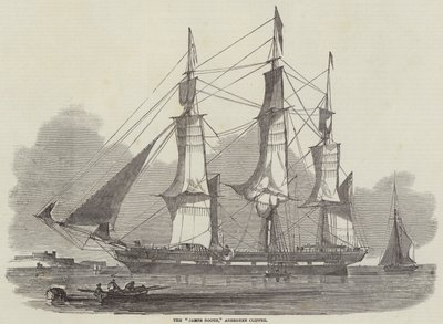 "James Booth," Aberdeen Clipper (gravering) av English School