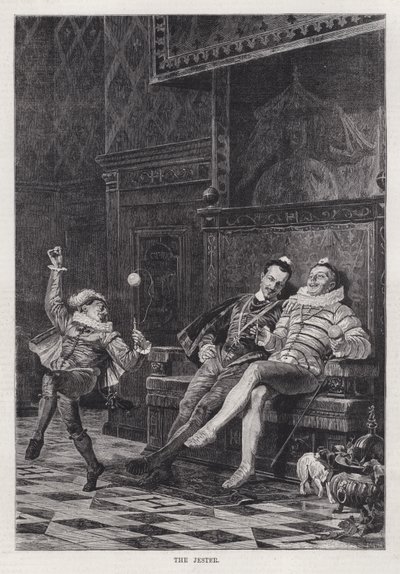 The Jester (gravering) av English School