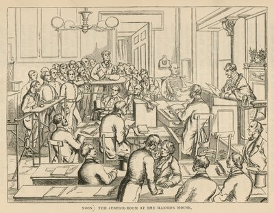 Rettferdighetsrommet på Mansion House av English School