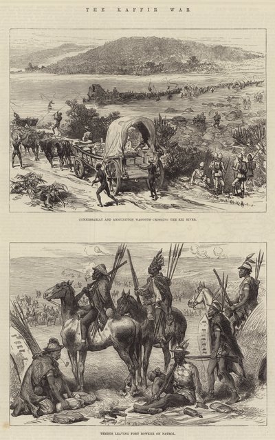 Kaffirkrigen (gravering) av English School