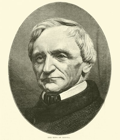 Kongen av Sachsen, oktober 1870 av English School