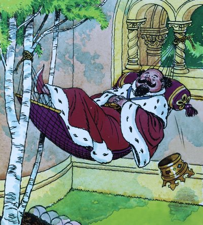 Die verlorene Krone des Königs von English School