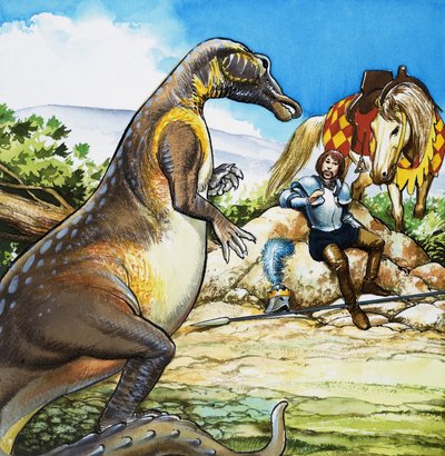 Damen og dragen av English School