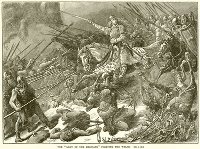 The Lady of the Mercians kjemper mot waliserne av English School