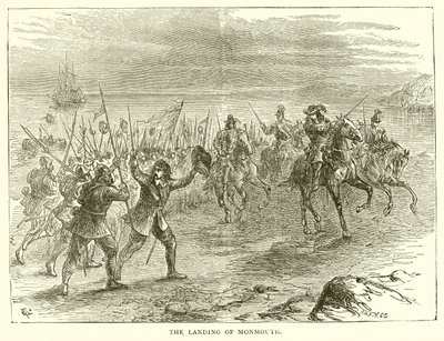 Landingen av Monmouth av English School