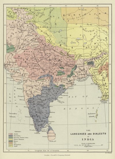 Språkene og dialektene i India av English School