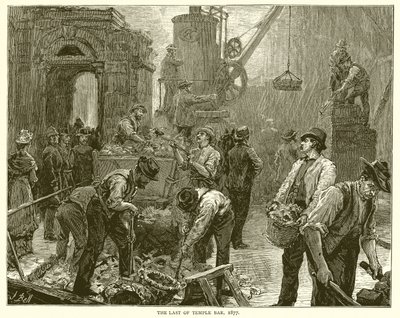 The Last of Temple Bar, 1877 av English School