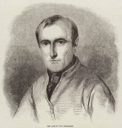 The Late M Paul Delaroche (gravering) av English School