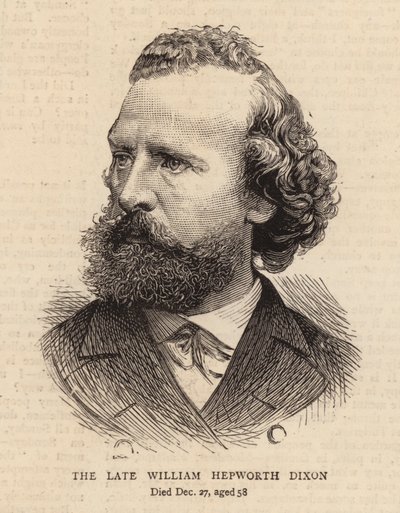 Den avdøde William Hepworth Dixon (gravering) av English School