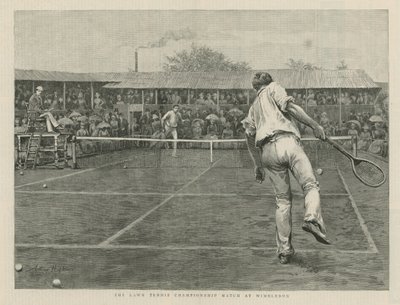 Lawn Tennis Championship-kampen på Wimbledon av English School