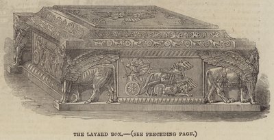 The Layard Box (gravering) av English School
