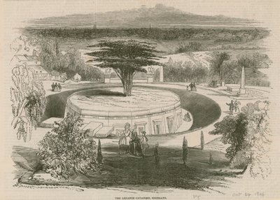 The Libanon Catacombe, Highgate Cemetery, London av English School