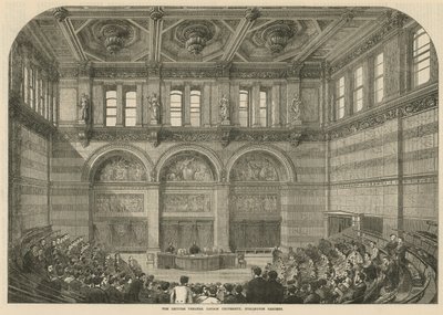 Lecture Theatre, London University, Burlington Gardens av English School