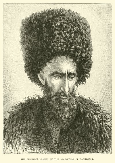 Den lesghiske lederen for 1861-opprøret i Daghestan av English School