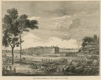 London Hospital i 1753 av English School