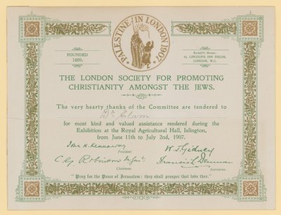 London Society for Promoting Christianity blant jødene av English School