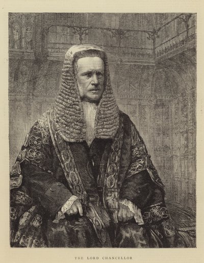 Lord Chancellor (gravering) av English School