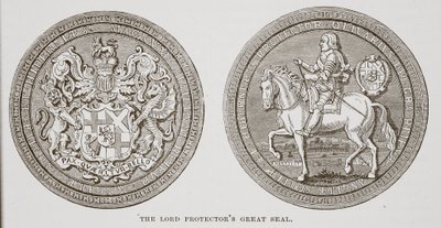 Lord Protectors Great Seal av English School