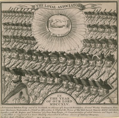 Loyal Associators i år 1745 av English School