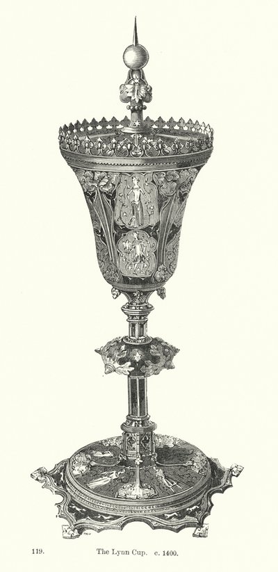 Lynn Cup, ca 1400 av English School