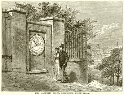 Den magnetiske klokken, Greenwich Observatory av English School
