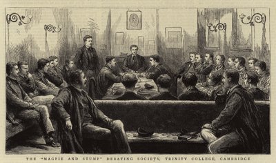 "Magpie and Stump" Debating Society, Trinity College, Cambridge av English School