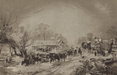 Postdiligensen (chromolitho) av English School