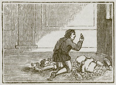 Mannen og hans tregud (gravering) av English School